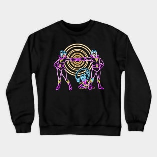 Wonder Twins neon Crewneck Sweatshirt